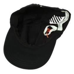 Off-White Black Fabric Diag Baseball Cap