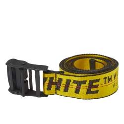 Off-White - 3.5cm Yellow Industrial Canvas Belt - Yellow Off-White