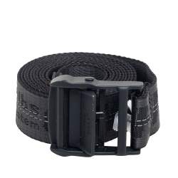 Pre Owned Off-White Grey-Black Nylon Industrial Belt 200CM
