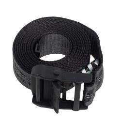 Pre Owned Off-White Grey-Black Nylon Industrial Belt 200CM