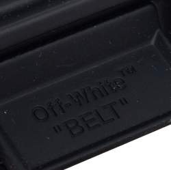 Pre Owned Off-White Grey-Black Nylon Industrial Belt 200CM