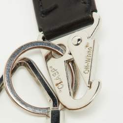 Pre Owned Off-White Yellow/Black Nylon and Leather Industrial Lanyard