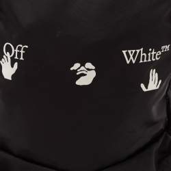 Off-White Black Nylon Logo Backpack
