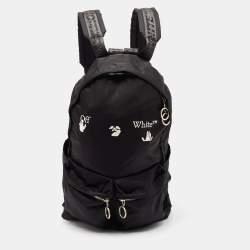 Off-White Black Nylon Logo Backpack