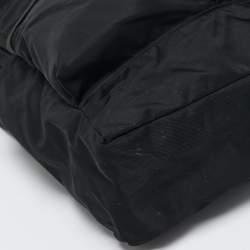 Pre Owned Off-White Black Nylon Arrow Print Backpack