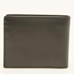 Pre Owned Off-White Bookish Black Leather Bifold Wallet
