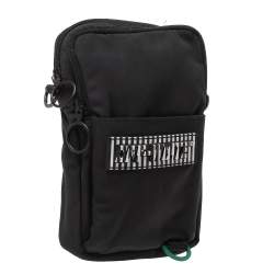 Off-White Black Nylon Patch Hip Bag 