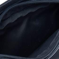 Off-White Black/Yellow Logo Print Canvas Cordura Belt Bag