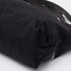 Pre Owned Off-White Black Canvas "Goods" Quote Tote