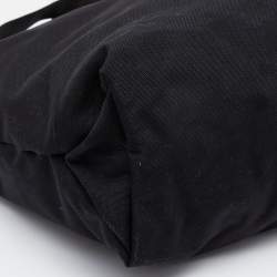 Pre Owned Off-White Black Canvas "Goods" Quote Tote