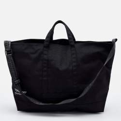 Off-White Black Canvas Tote