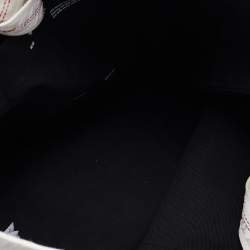 Off-White Off White/Black  Stripe Canvas Diag Tote