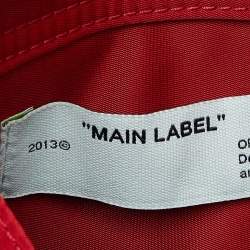 Off-White Red Nylon Messenger Bag
