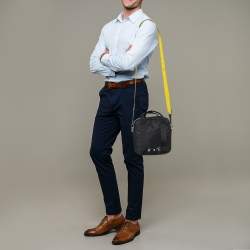 Pre Owned Off-White Black Nylon Messenger Bag