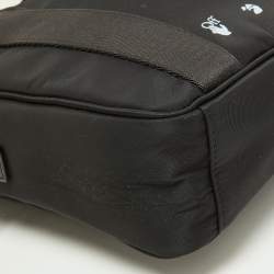Pre Owned Off-White Black Nylon Messenger Bag