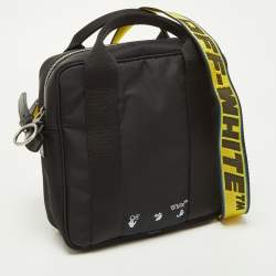 Pre Owned Off-White Black Nylon Messenger Bag