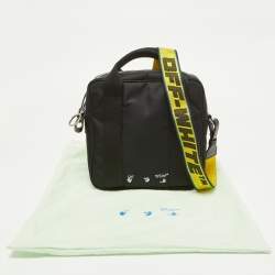 Pre Owned Off-White Black Nylon Messenger Bag