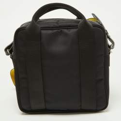 Pre Owned Off-White Black Nylon Messenger Bag
