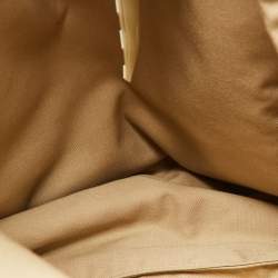 Pre Owned Off-White Green Camouflage Canvas Backpack 