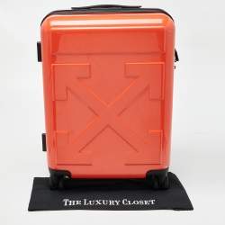 Off-White x Rimowa Orange PVC Virgil Abloh Suitcase