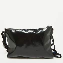 Off-White Black Nylon and PVC Messenger Bag
