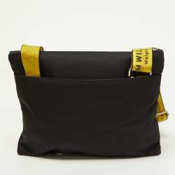 Off-White Black Nylon Off-Core Messenger Bag
