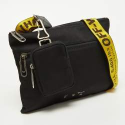 Off-White Black Nylon Off-Core Messenger Bag