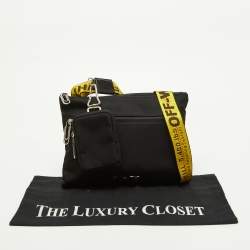 Off-White Black Nylon Off-Core Messenger Bag