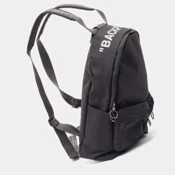 Off white shop black quote backpack