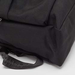 Off-White Black Canvas Quote Backpack