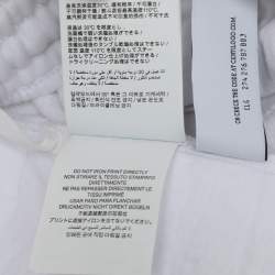 Off-White White Logo Printed Cotton Joggers S