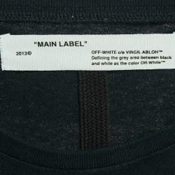 Pre Owned Off-White Black Arrow Print Cotton Oversized T-Shirt M