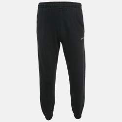 Off-White Black Arrow Print Cotton Knit Sweatpants M
