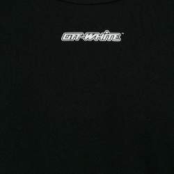 Pre Owned Off-White Black Arrow Print Cotton Jersey T-Shirt XL