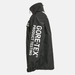Pre Owned Off-White Black Printed Nylon Gore-tex Anorak Jacket L