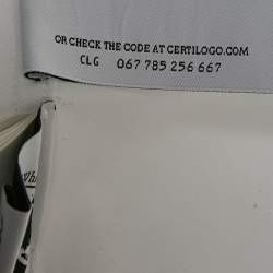 Pre Owned Off-White White Big Checks Print Cotton Short Sleeve Shirt L