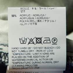 Pre Owned Off-White Blue Logo Print Denim Slim Fit Jeans XL/Waist 37"