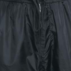 Off-White Black Nylon Windbreaker Track Pants L
