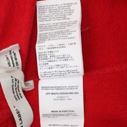 Off-White Red Jersey Monalisa Track Pants M