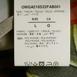 Off-White Multicolor Neen Graffiti Print Synthetic Loose Fit Shirt L