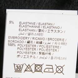 Pre Owned Off-White Black Arrow Applique Cotton Hooded Sweatshirt M