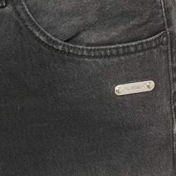 Off-White Black Washed Denim Slim Fit Jeans M Waist 33"