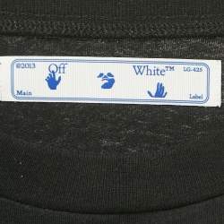 Off-White Black Arrow Print Jersey Crewneck T-Shirt S