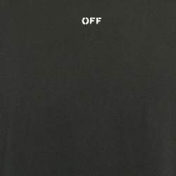 Off-White Black Arrow Print Jersey Crewneck T-Shirt S