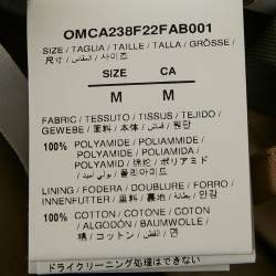 Pre Owned Off-White Brown Gabardine Wide Leg Pants M