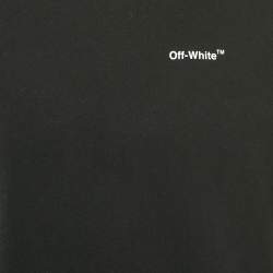 Pre Owned Off-White Black Caravaggio Crowing Cotton Jersey T-Shirt S