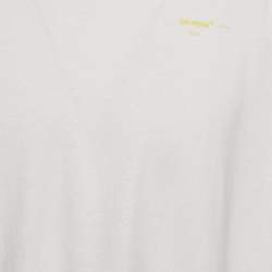 مملوكة مسبقًا تي شيرت أوف وايت سهم أبيض دهان جيرسي كبير جدًا (إكس سمول)