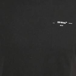 Pre Owned Off-White Black Cotton Knit T-Shirt S