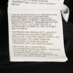 Pre Owned Off-White Black Painted Logo Cotton Crew Neck T-Shirt XS