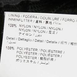 Pre Owned Off-White Black Logo Side Band Jersey Rubber Applique Track Pants XL